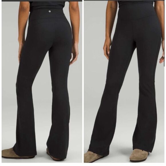 Lululemon Groove Super-High-Rise Flared Pant Nulu
Black size 4 NWT‎ - Picture 1 of 7